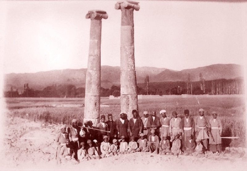 عکسی قدیمی از معبد خورهه